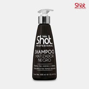 Shampoo matizador negro profesional Shot 300ml - Img 54386361