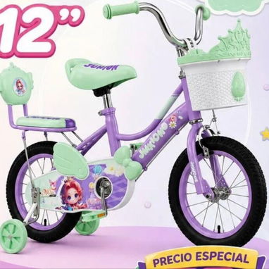 Bicicletas medida 12 para las pequeñas de 2 a 4 años nuevas en su caja de varios colores y modelos - 6/6