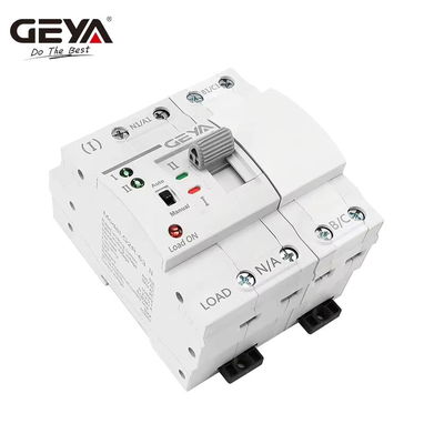 ATS Trasnfer automático de potencia ininterrumpida 63A 110/220V 2Polos y 4Polos Marca:GEYA - Img 121067762