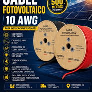 Venta de cable fotovoltaico 10AWG NEGRO Y ROJO y conectores MC4 - Img 56214811
