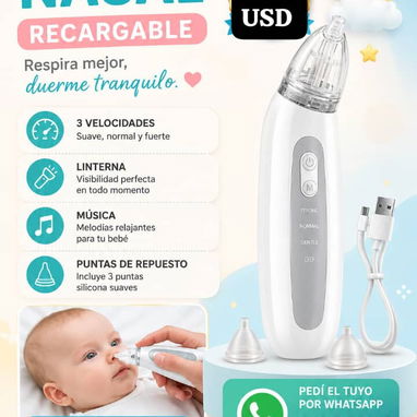 Aspirador nasal recargable - Img 122105451