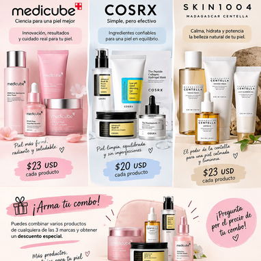 Productos de Skin Care marcas Medicube, COSRX y Skin1004 - 7/10