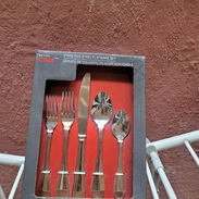 Jgo 20 pcs cubiertos acero inoxidable - Img 56580122