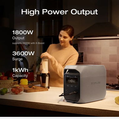 Planta Eléctrica EcoFlow DELTA 3 Classic (1024 Wh): - 4/5