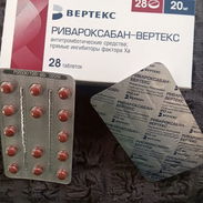 Venta de Rivaroxaban . Caja de 28 tabletas de 20 mg en 45000 pesos - Img 56331340