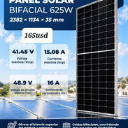 Panel Solar Bifacial 625W - Img 58347623