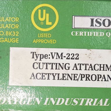 Regulador de corte Oxígeno-Acetileno IOxigen VM-222 - 2/2