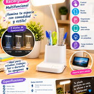 Lámpara LED recargable de escritorio con portalápices (CV) - Img 58325008