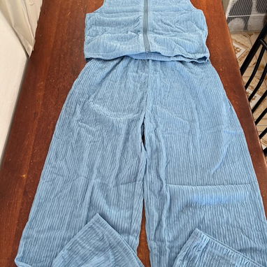 Conjunto de pantaloneta y blusa con zipper - 5/10