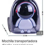 Mochila transportadora de gatos - Img 58236509