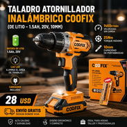 Taladro atornillador inalámbrico coofix - Img 55507956