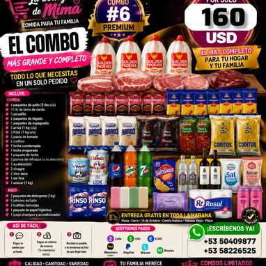 🔥🚨 ¡COMBOS DE COMIDA LISTOS PARA TU SEMANA! 🚨🔥   🍗 6 COMBOS DISPONIBLES – ENTREGA EN TODA LA HABANA - 5/5
