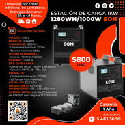 💡 ESTACIÓN 💡 DE ENERGÍA EON 1280WH - 1000W INVERSOR. SERVICIO DE MENSAJERÍA GRATIS CON FACTURA Y GARANTÍA. TLF 5483369 - Img 54765813