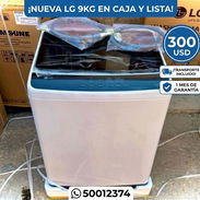 Lo mejor en equipo, lavadora automática LG de 9kg nuca en su caja, con garantía y mensajería - Img 55772234