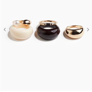 Pendientes, colgantes y anillos de calidad - 9/10