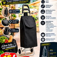 CARRITO DE COMPRA NEGRO. TENEMOS MENSAJERÍA CON FACTURA Y GARANTÍA. 📲 54833699 - Img 57974542