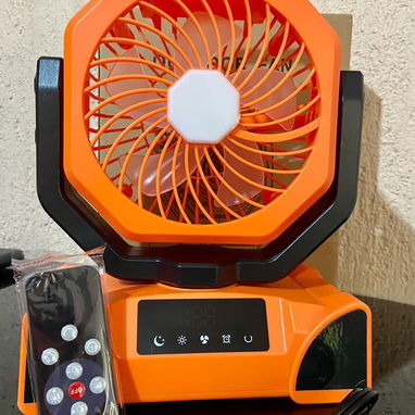 VENTILADOR RECARGABLE CON LUZ LED 20000mAh  ¡El más potente! Hasta 58 horas de aire sin parar. - 3/3