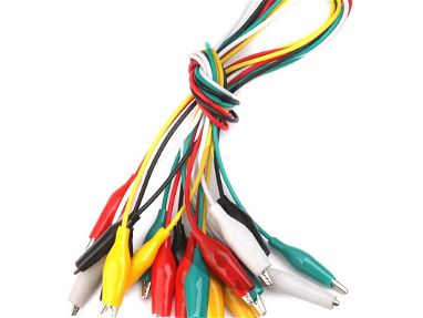 Tengo Cocodrilo Cable Alambre Clips de Dos Extremos Pinzas para Prueba con el voltímetro o multimetro 53828661 - Img 60705581