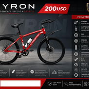 🚲🔥 BICICLETA VYRON MTB 26” – CALIDAD PREMIUM 🔥🚲 - Img 57276356