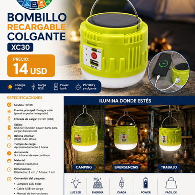 LAMPARAS REGARGABLES DE VARIOS MODELOS Y PRECIOS NUEVAS EN CAJA!!!! - 2/7