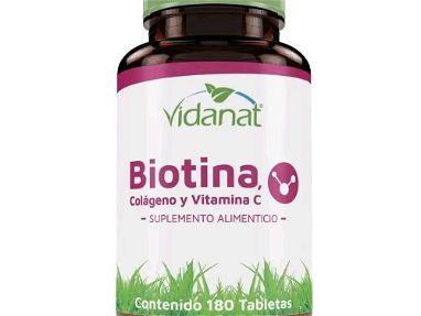 Biotina, Colágeno y Vitamina C 180 tabletas Vidanat : - Img main-image-45654156
