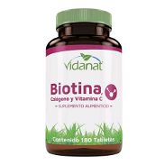 Biotina, Colágeno y Vitamina C 180 tabletas Vidanat : - Img 45647275