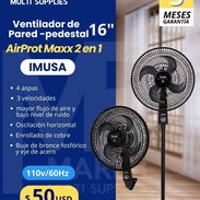 Ventilador de pie y pared Imusa 💙 - Img 57537039