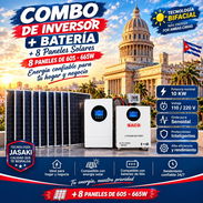 COMBO DE INVERSOR + BATERÍA + 8 Paneles Solares - Img 57965819