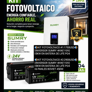 Combos de energía solar - 4/8