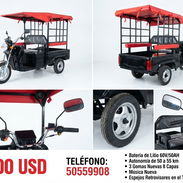 Triciclo eléctrico mediano y trailer para triciclo y carro 💲700 us - Img 56856686