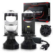 1-Bombillos Led H4/9003/hb2. Con  Lupa Alta Y Baja Auto y  Motocicleta. En 30usd. - Img 48799414