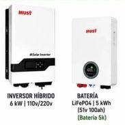 Kit de 6kw en inversor con 5kwh en almacenamiento 2500 USD - Img 55893288