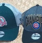 En venta gorras originales de pelota, de 8 costuras, visera curva, de Grandes Ligas y NBA - Img 48928734