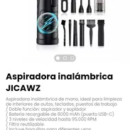 Aspiradora inalámbrica JICAWZ. Doble función: aspirador y soplador - Img 53713896