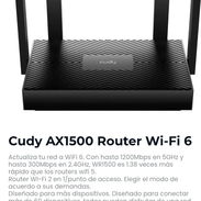 Cudy AX1500 Router Wi-Fi 6 nuevo sellado en caja - Img 58130473