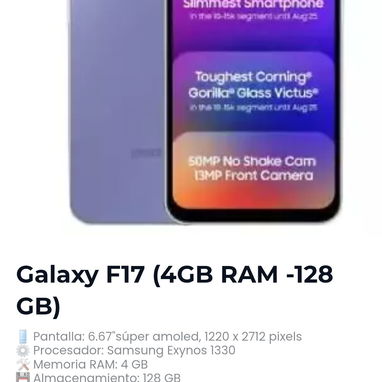Samsung Galaxy f07 4/64 gb mas cargador incluido, dual sim 30 dias de garantía x escrito mas modelo al whatsa tienda - Img 124087764
