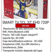 smart tv tcl calidad americana de 32 40 43 55 pulgadas - Img 55290084