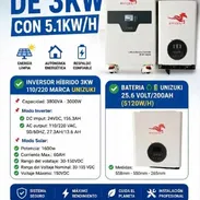 Kit Solar de 3KW con 5.1KW/H. Autonomía y respaldo confiable para tu hogar. - Img 56886703