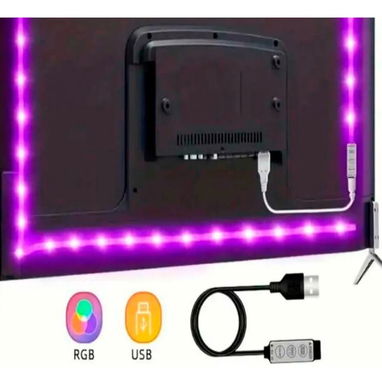 📺​ TIRA LED RGB PARA TEVISORES 📺​ COLORES PARA SUS TV 📺​ 3M 📺​ 60 LEDS 📺​ 5.887.23.60 - Img 103583955