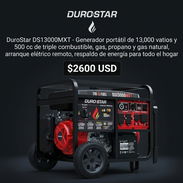 PLANTA ELÉCTRICA TRI-FUEL DUROSTAR DE 13000 WATTS - Img 56633128