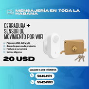 🔒 CERRADURA DE TRES PASOS + SENSOR DE MOVIMIENTO PIR WIFI 💲Precio del combo: $20.00 - Img 56266849