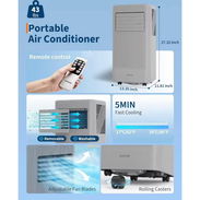 🔥*Aire acondicionado Portátil CF8 de 8000 BTU/h* de 3/4 🔥*Nuevo en caja a estrenar* - Img 56199257