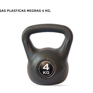 Pesas rusas (kettlebell) 2kg 4kg 6kg 8kg nuevas Negra’s plásticas diseño elegante - 2/4