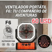 Ventilador recargable F6 ventilador recargable de mesa Ventilador recargable de pedestal contamos con mensajería en tod - Img 55932128