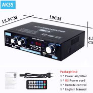 Amplificador Ak 35 , 200 w por canal dos canales - Img 58074500