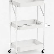 Carrito Organizador Plegable de 3 Niveles (cv) - Img 55993814