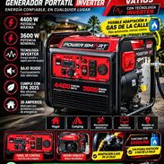 Planta Eléctrica 4 Tiempos.. Inverter, Marca POWER SMART de 4400w… Semi Silenciosas, Nuevas en sus Cajas - Img 58287422