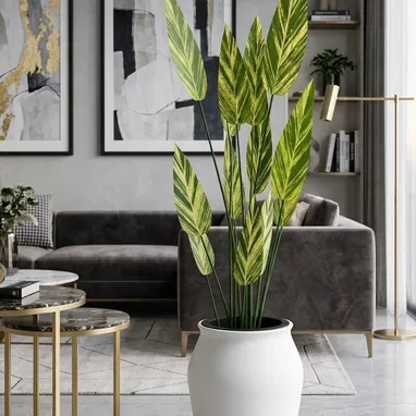 📢 Macetas grandes con planta artificial. Ideal para decorar su hogar o negocio. Importadas - Img 119695865