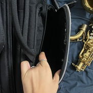 Saxofón Alto Jinbao Dorado Completo con Estuche y Accesorios - $300 dolares - Img 55289157