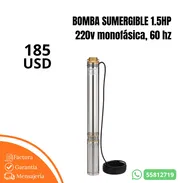 BOMBA SUMERGIBLE 1.5HP 220v monofásica, 60 hz - Img 55638385